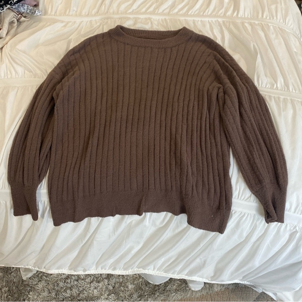 Aerie soft mauve oversized sweater